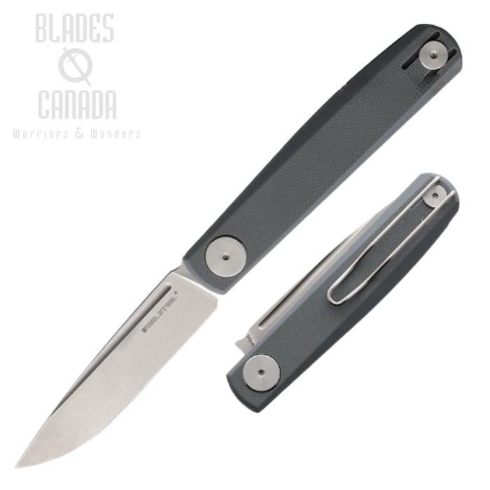 Real Steel Gslip Slipjoint Folding Knife, VG10 sw, G10 Grey, RS7869 (image for) Real Steel Gslip Slipjoint Folding Knife, VG10 sw, G10 Grey, RS7869